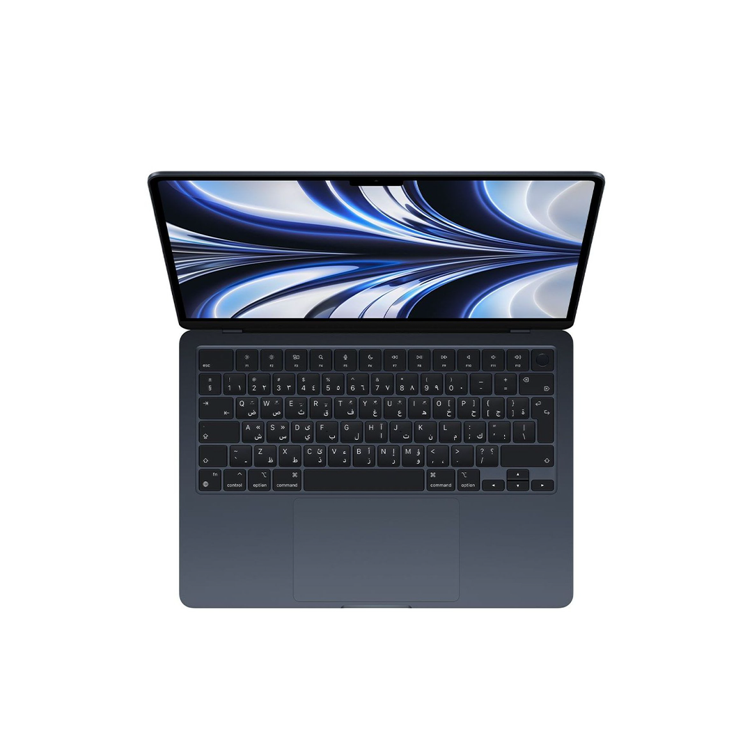 Apple MacBook Air 15-inch (2024) – M3 with 8-core CPU / 8GB RAM / 256GB SSD / 10-core GPU / macOS Sonoma / English & Arabic Keyboard / Midnight Apple MacBook Air 15-inch (2024) – M3 with 8-core CPU / 8GB RAM / 256GB SSD / 10-core GPU / macOS Sonoma / English & Arabic Keyboard / Midnight